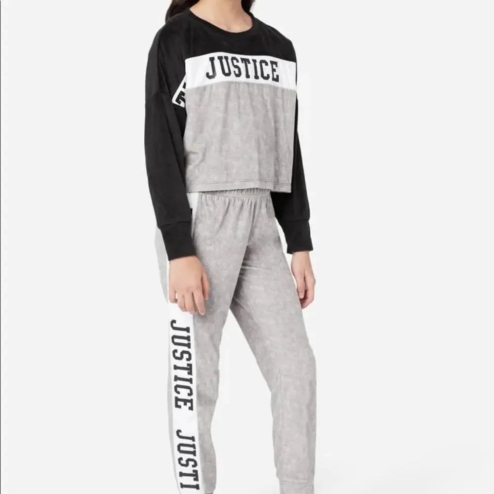 📌 🆕 Justice • Fleece • Shorts & Pants Pajama Set